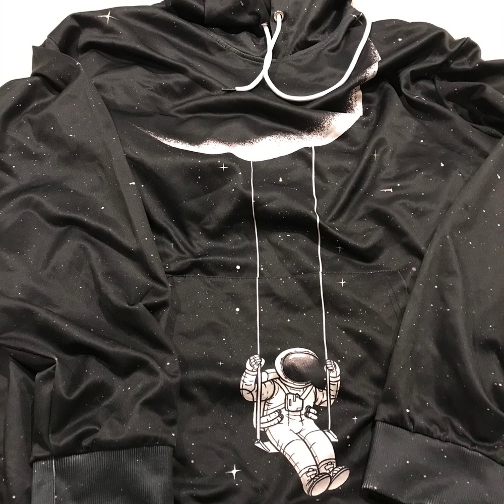 Dykfmily hooded spaceman sweatshirt